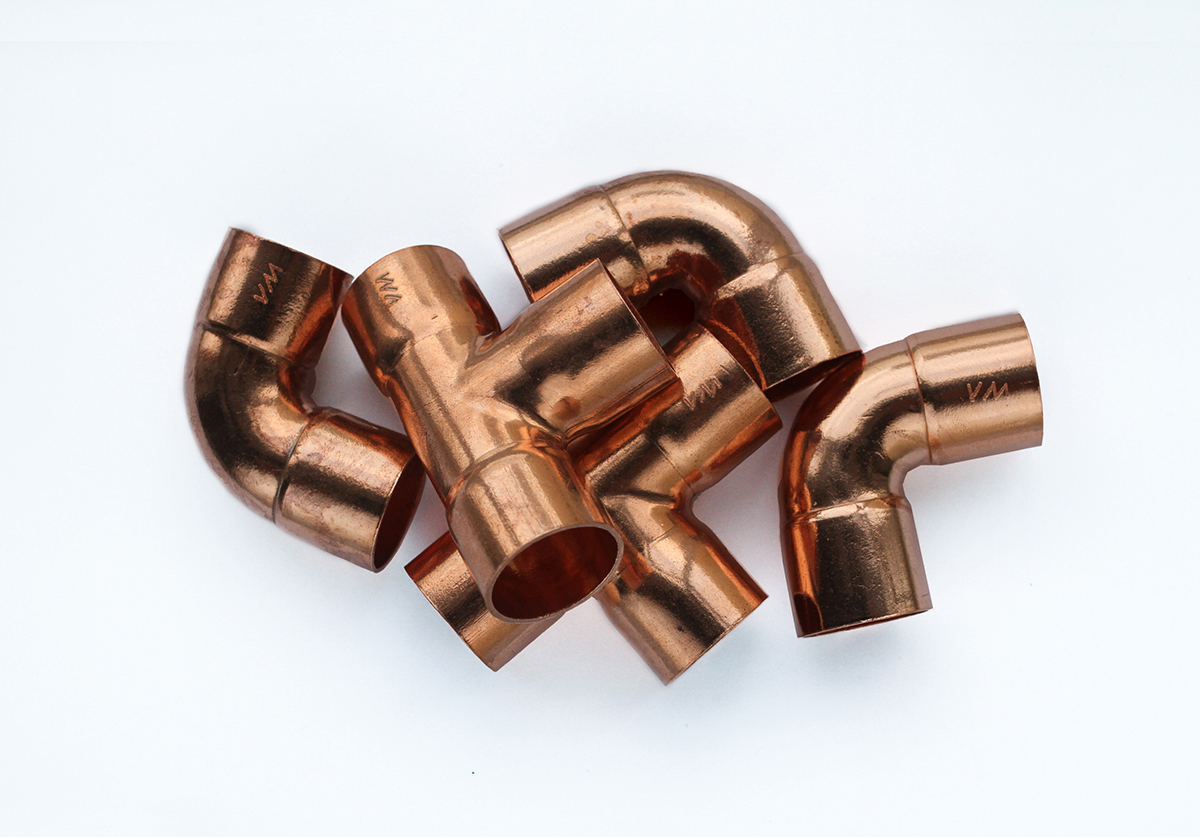 Copper pipe joints